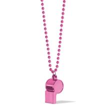 Colar com Apito Rosa Amscan - 36cm - Plástico Premium