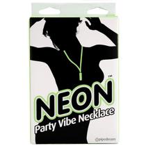 Colar com Cápsula Vibratória Neon Party Vibe Necklace Verde - Pipedream