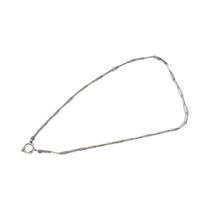 Colar Com Fecho De Âncora Em Ouro E Prata Para Mulheres E Homens, Corrente Geométrica Em Aço