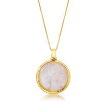 Colar com pedra redonda g