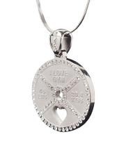 Colar com pingente anilha luxury cravejado