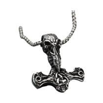 Colar Com Pingente De Âncora Viking Odin Para Homens, Joias De Moda Estilo Europeu-Americano