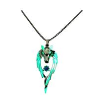 Colar Com Pingente De Cabeça De Lobo Que Brilha No Escuro Para Homens E Mulheres, Joia Hip Hop Punk,