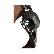 Colar Com Pingente De Caveira De Corvo Nórdico Retrô Masculino, Joia Personalizada, Amuleto Da