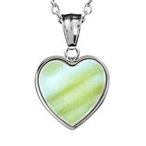 Colar com Pingente de Coração em Aço Inoxidável - West Coast Jewelry