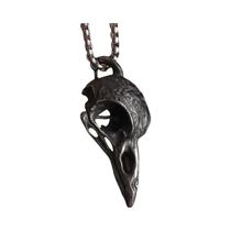 Colar Com Pingente De Crânio De Corvo Nórdico Retrô Masculino, Joia Personalizada, Amuleto Da Sorte, Colar Com Pingente De Crânio De Corvo Nórdico Retrô Masculino, Joia Personalizada, Amuleto Da Sorte,