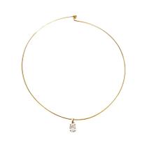 Colar Com Pingente De Zircônia Brilhante Para Mulheres, 5 Designs, Choker De Aço Inoxidável, Joias Colar Com Pingente De Zircônia Brilhante Para Mulheres, 5 Designs, Choker De Aço Inoxidável, Joias