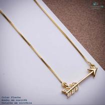 Colar com Pingente Flecha