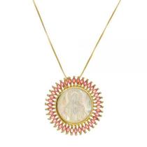 Colar com Pingente Nossa Senhora das Graças Folheado a Ouro 18k Colar com Pingente Nossa Senhora das Graças Folheado a Ouro 18k