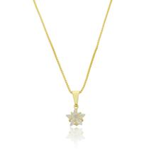 Colar com Pingente Pequeno Estrela Gargantilha Feminina 18k