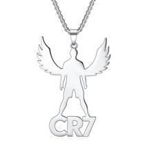 Colar COMTRUDE CR7 - Pingente Estrela do Futebol Cristiano Ronaldo