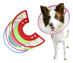 Colar Cone Cirúrgico Almofada Luxo Regulável Veterinário - Colar Cone Cirúrgico Almofada Luxo Regulável Veterinário -