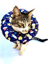 Colar Cone Elizabetano Ajustável Macio Gatos e Cães Pequenos Colar Cone Elizabetano Ajustável Macio Gatos e Cães Pequenos