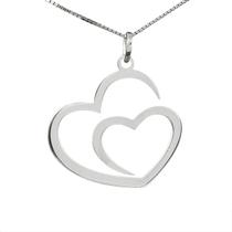Colar Coração Coleção Romântico em Prata 925 Colar Coração Coleção Romântico em Prata 925