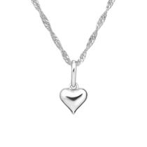 Colar Coração Prata 925 Elegante Colar Coração Prata 925 Elegante