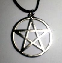 Colar Cordão Ajustável Pingente Estrela Pentagrama Ocultismo - Ocultan Style