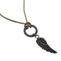 Colar Cordão Asa De São Miguel Arcanjo Metal Dourado