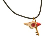 Colar Cordão Báculo do Selo Anime Sakura Card Captors Otaku Presentes Geek Cosplay Nerd