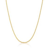 Colar cordão baiano 2,5 mm banhado a ouro - semijoia Colar cordão baiano 2,5 mm banhado a ouro - semijoia