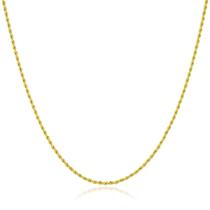 Colar Cordão Baiano 2,5mm - Banho Ouro 18K