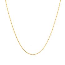 Colar Cordão Baiano 40 cm Banhado a Ouro Colar Cordão Baiano 40 cm Banhado a Ouro