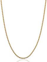 Colar Cordão Baiano 40cm com Extensor Banhada a Ouro 18k