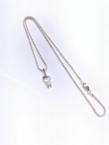 Colar Cordão Baiano E Ping. Menino Prata 925 Pedra Zirconia