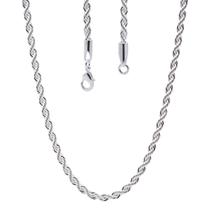 Colar Cordao Baiano Folheada/Banhado a Prata 925 Colar Cordao Baiano Folheada/Banhado a Prata 925