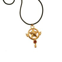 Colar Cordão Chave da Estrela Anime Sakura Card Captors Otaku Presentes Geek Nerd Cosplay
