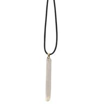 Colar Cordão Com Pingente Selenita Pequena