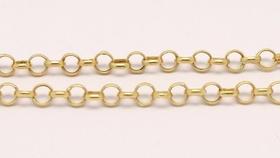 Colar Cordão Corrente 50cm Portuguesa De Ouro 18k 750 Colar Cordão Corrente 50cm Portuguesa De Ouro 18k 750