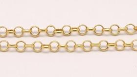 Colar Cordão Corrente 50cm Portuguesa Ouro 18k 750 Colar Cordão Corrente 50cm Portuguesa Ouro 18k 750