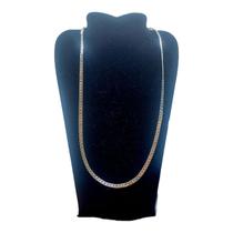 Colar cordão Corrente Aço Inox grumet Achatada 5.0mm X 70cm