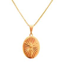 Colar Cordão Corrente Correntinha Gargantilha Feminina e Pingente Jesus Cristo Banhado a Ouro 18k Colar Cordão Corrente Correntinha Gargantilha Feminina e Pingente Jesus Cristo Banhado a Ouro 18k
