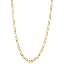 Colar Cordão Corrente Elo Fígaro Dourado Colar Cordão Corrente Elo Fígaro Dourado