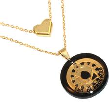 Colar Cordão Duplo Minha Profissão Radiologia Folheado