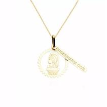 Colar Cordão Engenharia Civil Chapa Placa Folheado