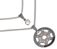 Colar Cordão Formatura Profissão Agronomia Aço Inox Colar Cordão Formatura Profissão Agronomia Aço Inox