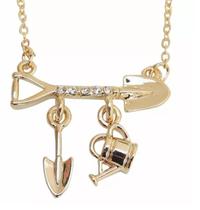 Colar Cordão Gargantilha Jardinagem Folheado Colar Cordão Gargantilha Jardinagem Folheado