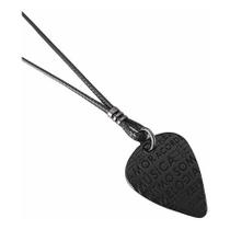 Colar Cordão Masculino Com Pingente Palheta De Guitarra Exclusivo Premium
