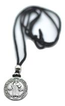 Colar Cordão Masculino Medalha De São Bento 60cm