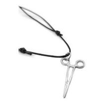 Colar Cordão Masculino Pingente Tesoura Cabelereiro Exclusivo Premium