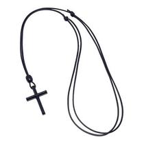 Colar Cordão Masculino Regulável Fio Encerado Pingente Cruz Exclusivo Premium Colar Cordão Masculino Regulável Fio Encerado Pingente Cruz Exclusivo Premium