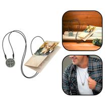 Colar Cordão Medalha de São Bento com Folheto Colar Cordão Medalha de São Bento com Folheto
