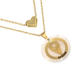 Colar Cordão Minha Profissão Designer Design Folheado 18k