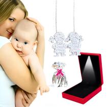 Colar Cordão Pingente Filhos Mãe e Filho Banhado a Prata Colar Cordão Pingente Filhos Mãe e Filho Banhado a Prata