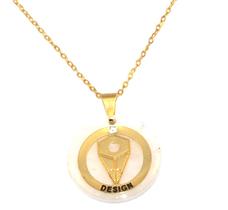 Colar Cordão Profissão Designer Design Folheado Ouro 18k