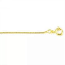 Colar Cordão Rabo de Rato Folheado A Ouro 18k