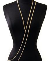 Colar corporal Bodycahin borychain banhado a Ouro e Prata Colar corporal Bodycahin borychain banhado a Ouro e Prata