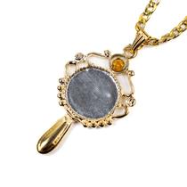 Colar Corrente Abebê Oxum 4,3 cm Metal Banhado Dourado Colar Corrente Abebê Oxum 4,3 cm Metal Banhado Dourado